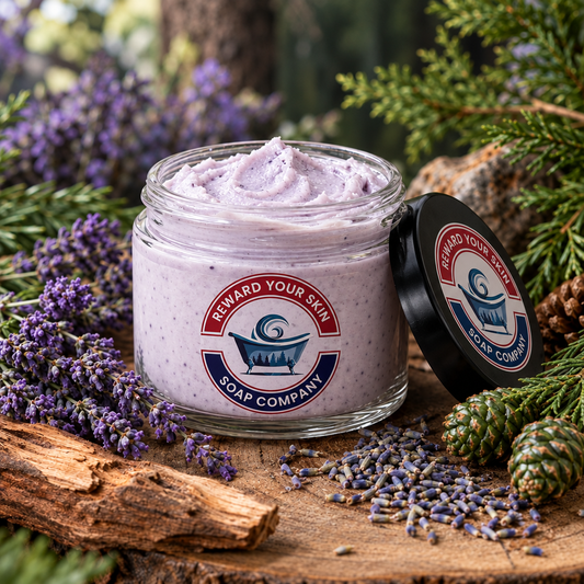 Lavender Forest Logo on Jar